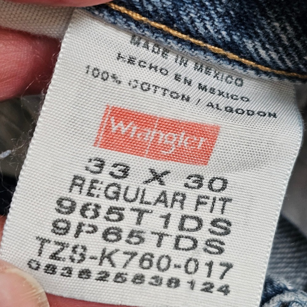 Wrangler Hero Authentic Jeans Mens 33x30 Reg. Fit Straight Leg Medium Wash Denim - Picture 6 of 11